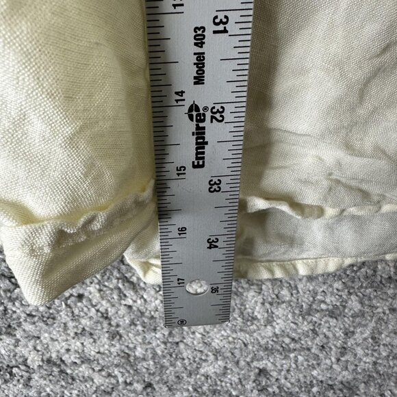 The Odells Dress Womens Large White Peasant Tunic 3/4 Sleeve Boho Flowy - Picture 2 of 5